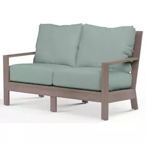 Laguna Cast Mist 56" Outdoor Loveseat