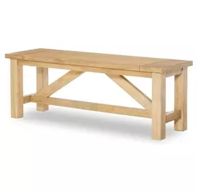 XXXs and OOOs Amber Bed Bench