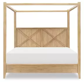 XXXs and OOOs Amber Queen Canopy Bed