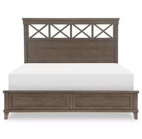 XXXs and OOOs Cocoa Queen Panel Bed