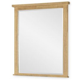 Todays Traditions Natural Hickory Rectangular Dresser Mirror