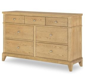 Todays Traditions Natural Hickory 7 Drawer Dresser