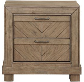Montana Brown 2 Drawers Nightstand
