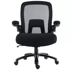 DC 603 BLK Black Upholstered Mesh Swivel Desk Chair