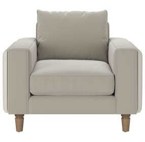 Artisan Barret Beige Upholstered Lounge Chair
