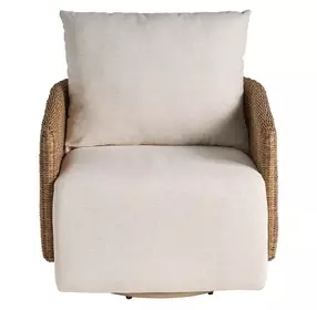 Mateo Nomad Snow Performance Fabric Swivel Chair