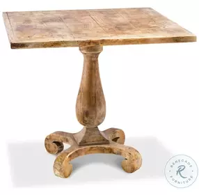 U021-01 Antique Oak Bistro Table