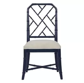 Getaway Beige Performance Fabric Upholstered Hanalei Bay Side Chair Set of 2