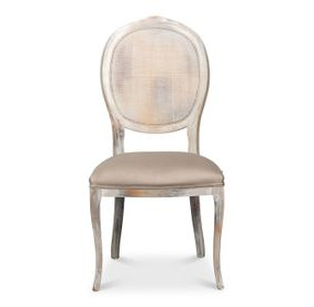 U093 06TG Gray Performance Fabric Upholstered Side Chair Set of 2