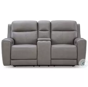 5Z Relaxation Coin Power Reclining Console Loveseat
