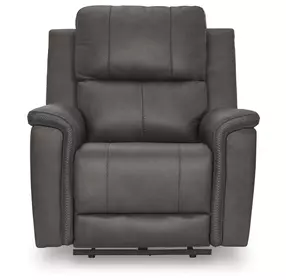 Beryton Anchor Leather Zero Gravity Power Recliner with USB Charging