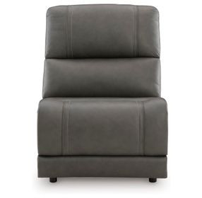 5Z Pendley Anchor Leather Armless Chair