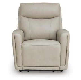 Casa Maria Bone Leather Auto Glide Power Recliner with Power Headrest and USB Charging