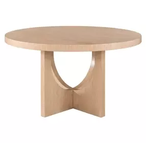 Voyage Tech Oak 54" Round Callon Dining Table