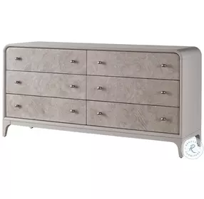 Tranquility Immersion Moonstone And Madrona Burl 6 Drawer Dresser