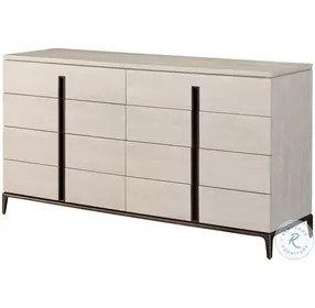 Oceana Silver Lining And Satin Bronze Drawer Dresser