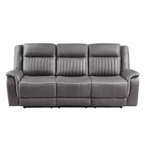 Enzo Gray Dual Reclining 85" Sofa