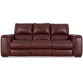 Alessandro Garnet Power Reclining Sofa