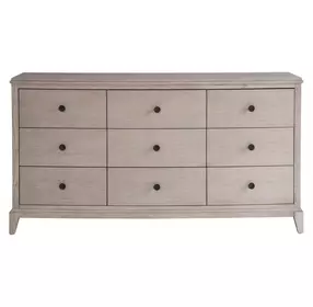 Waverly Rolling Fog 9 Drawer Dresser