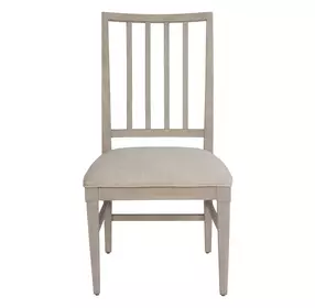 Waverly Beige Upholstered Splat Back Side Chair Set of 2