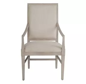 Waverly Beige Upholstered Host Chair Set of 2