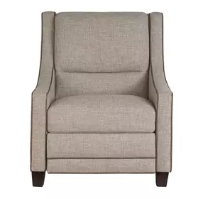 Flexwell Gray Performance Fabric Power Recliner with USB Charging