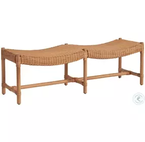 Weekender Natural Rattan Murro Bay Bench