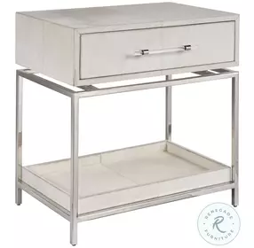 Lyra Gray 1 Drawer Nightstand