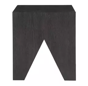 Griffith Park Obsidian Square End Table