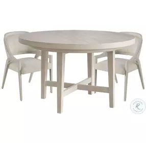 Avaline White Oak Extendable Scavino Dining Room Set