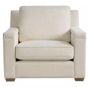 Selah Asbury Oatmeal Performance Fabric Lounge Chair Chair