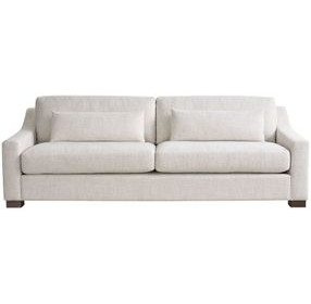 Brooklyn Monique Linen Performance Fabric 96" Sofa with Pillows