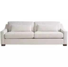 Brooklyn Monique Linen Performance Fabric 96" Sofa with Pillows