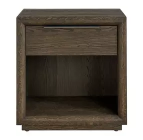Evermont Sable 1 Drawer Open Nightstand with USB Charging and LED