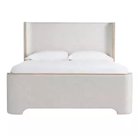 Modern Upholstered Panel Bed