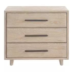 Evermont Desert 3 Drawer Nightstand with USB Charging