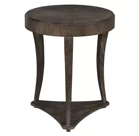 Montclair Cocoa Round Side Table