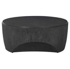 Montclair Cinder Round Cocktail Table