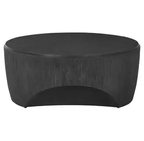 Montclair Cinder Round Cocktail Table