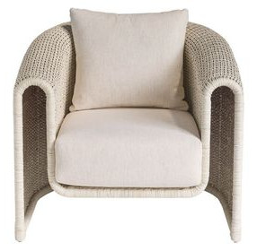 Oasis Nomad Snow Upholstered Key Largo Lounge Chair