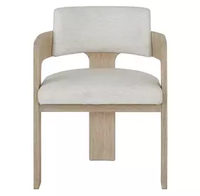 Azure Dockside and Nomad Snow Performance Fabric Arm Chair