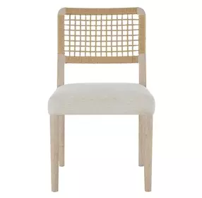 Oasis Dockside and Nomad Snow Performance Fabric Dining Chair Set of 2