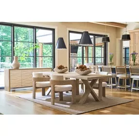 Azure Dockside Extendable Rectangular Dining Room Set