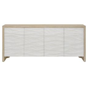 Oasis Dockside and White Wave 4 Door Credenza