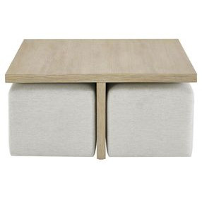 Oasis Dockside Square Cocktail Table with Ottoman