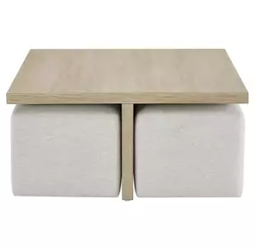 Oasis Dockside Square Cocktail Table with Ottoman