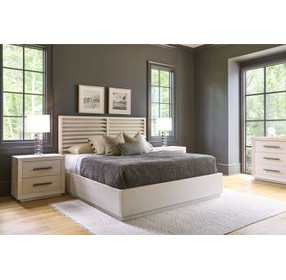 Azure Shoreline Queen Panel Bedroom Set