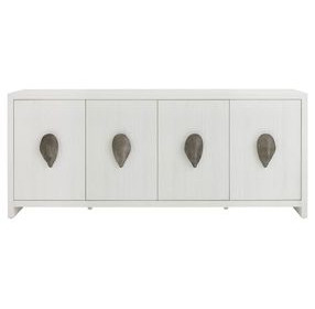 Azure Shoreline 4 Door Oyster Shell Credenza