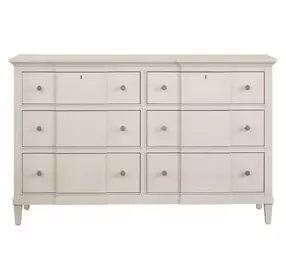 Oakmere Taupe 6 Drawer Dresser