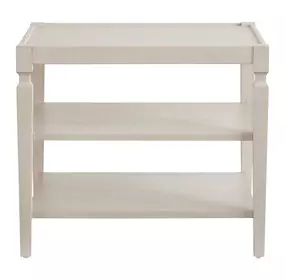 Oakmere Taupe Rectangular End Table